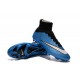 Nouveau Crampons 2015 Nike Mercurial Superfly FG ACC Bleu Blanc Noir