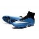 Nouveau Crampons 2015 Nike Mercurial Superfly FG ACC Bleu Blanc Noir