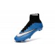 Nouveau Crampons 2015 Nike Mercurial Superfly FG ACC Bleu Blanc Noir