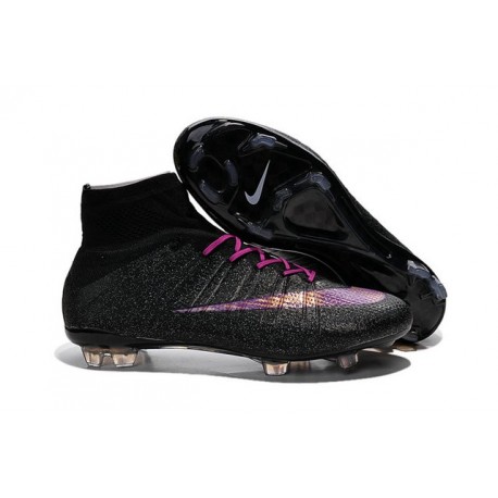 Nouveau Crampons 2015 Nike Mercurial Superfly FG ACC Noir Violet