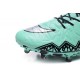 Chaussures de Football 2015 Neymar Nike Hypervenom II FG Vert Noir Argent