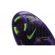 Nouveau Crampons 2015 Nike Mercurial Superfly FG ACC Power Clash Cuir Violet Vert