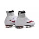 Nike Chaussures Nouvelle Mercurial Superfly FG Homme Blanc Rouge