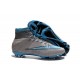 Nike Chaussures Nouvelle Mercurial Superfly FG Homme Gris Bleu