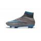 Nike Chaussures Nouvelle Mercurial Superfly FG Homme Gris Bleu