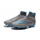 Nike Chaussures Nouvelle Mercurial Superfly FG Homme Gris Bleu