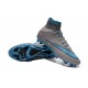 Nike Chaussures Nouvelle Mercurial Superfly FG Homme Gris Bleu