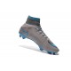 Nike Chaussures Nouvelle Mercurial Superfly FG Homme Gris Bleu