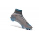 Nike Chaussures Nouvelle Mercurial Superfly FG Homme Gris Bleu