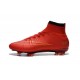 Cristiano Ronaldo Nike Chaussures Nouvelle Mercurial Superfly FG CR7 Rouge Or