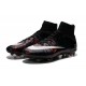 Nike Chaussures Nouvelle Mercurial Superfly FG Cristiano Ronaldo CR7 Noir Blanc