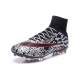 Crampons Nouveaux Football Nike Mercurial Superfly 4 FG Noir Blanc Rouge