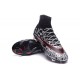 Crampons Nouveaux Football Nike Mercurial Superfly 4 FG Noir Blanc Rouge