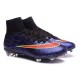 Crampons Nouveaux Football Nike Mercurial Superfly 4 FG Violet Rouge