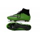 Crampons Nouveaux Football Nike Mercurial Superfly 4 FG Vert Noir