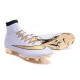 Cristiano Ronaldo Chaussure Nike Mercurial Superfly Iv FG Blanc Or