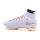 Cristiano Ronaldo Chaussure Nike Mercurial Superfly Iv FG Blanc Or