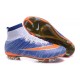 Cristiano Ronaldo Chaussure Nike Mercurial Superfly Iv FG Bleu Orange