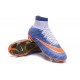 Cristiano Ronaldo Chaussure Nike Mercurial Superfly Iv FG Bleu Orange