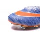 Cristiano Ronaldo Chaussure Nike Mercurial Superfly Iv FG Bleu Orange