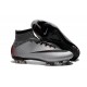 Cristiano Ronaldo Chaussure Mercurial Superfly CR7 Quinhentos Argent Noir Rouge