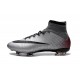 Cristiano Ronaldo Chaussure Mercurial Superfly CR7 Quinhentos Argent Noir Rouge