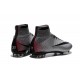 Cristiano Ronaldo Chaussure Mercurial Superfly CR7 Quinhentos Argent Noir Rouge