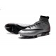 Cristiano Ronaldo Chaussure Mercurial Superfly CR7 Quinhentos Argent Noir Rouge