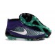 Crampons de Foot Neuf 2016 Nike Magista Obra FG Violet Blanc Vert