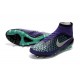 Crampons de Foot Neuf 2016 Nike Magista Obra FG Violet Blanc Vert