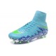 Crampon de Foot 2016 Nouvelle Nike Hypervenom Phantom II FG Bleu Vert