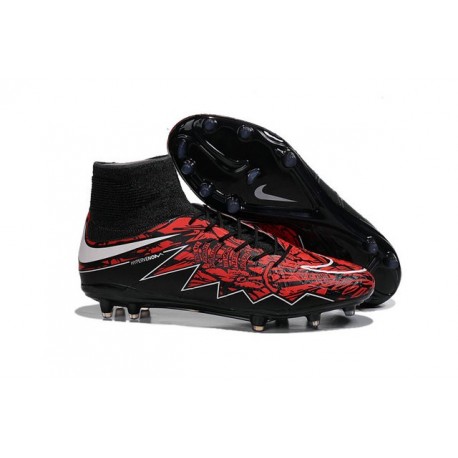 Nouveaux Chaussure Robert Lewandowski Nike Hypervenom Phantom 2 FG Rouge Noir