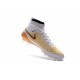 Crampons de Foot Neuf 2016 Nike Magista Obra FG Blanc Or