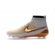 Crampons de Foot Neuf 2016 Nike Magista Obra FG Blanc Or