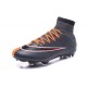 Cristiano Ronaldo Chaussure Nike Mercurial Superfly Iv FG Noir Orange