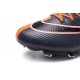 Cristiano Ronaldo Chaussure Nike Mercurial Superfly Iv FG Noir Orange