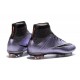 Cristiano Ronaldo Chaussure Nike Mercurial Superfly Iv FG Lilas Mangue Noir