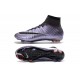 Cristiano Ronaldo Chaussure Nike Mercurial Superfly Iv FG Lilas Mangue Noir