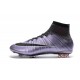 Cristiano Ronaldo Chaussure Nike Mercurial Superfly Iv FG Lilas Mangue Noir