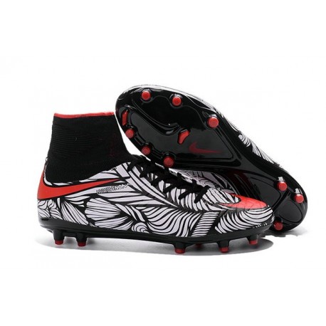 Nouveaux Chaussure Nike Hypervenom Phantom 2 FG Noir Blanc Rouge