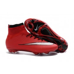 Nouvelles 2016 Crampon Nike Mercurial Superfly FG Rouge Noir Blanc