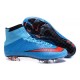 Nouvelles 2016 Crampon Nike Mercurial Superfly FG Bleu Rouge