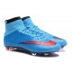 Nouvelles 2016 Crampon Nike Mercurial Superfly FG Bleu Rouge