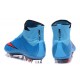 Nouvelles 2016 Crampon Nike Mercurial Superfly FG Bleu Rouge