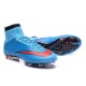 Nouvelles 2016 Crampon Nike Mercurial Superfly FG Bleu Rouge