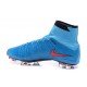 Nouvelles 2016 Crampon Nike Mercurial Superfly FG Bleu Rouge