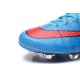 Nouvelles 2016 Crampon Nike Mercurial Superfly FG Bleu Rouge