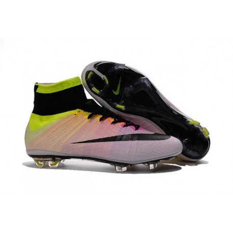 Nouvelles 2016 Crampon Nike Mercurial Superfly FG Blanc Orange Noir