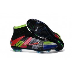 Chaussure Football Nouveaux Nike Mercurial Superfly FG "What The Mercurial" Coloré