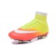 Chaussure Football Nouveaux Nike Mercurial Superfly FG ACC Orange Jaune Blanc